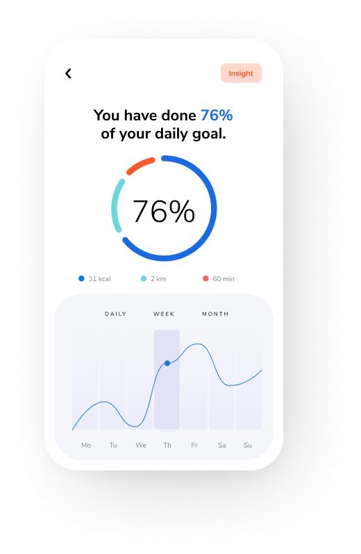 tech startup progress tracker feature mobile img